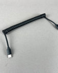 Coiled USB-C to USB-C Cable