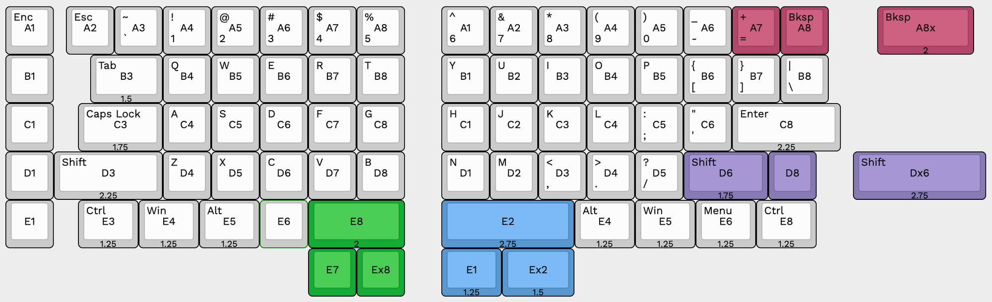 FoldKB Keyboard - Pre-Built Ortholinear