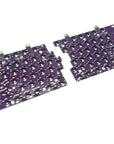 Underside of a bare Sinc PCB with all onboard components, including hotswap sockets and microcontroller.