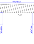 Coiled USB-C to USB-C Cable