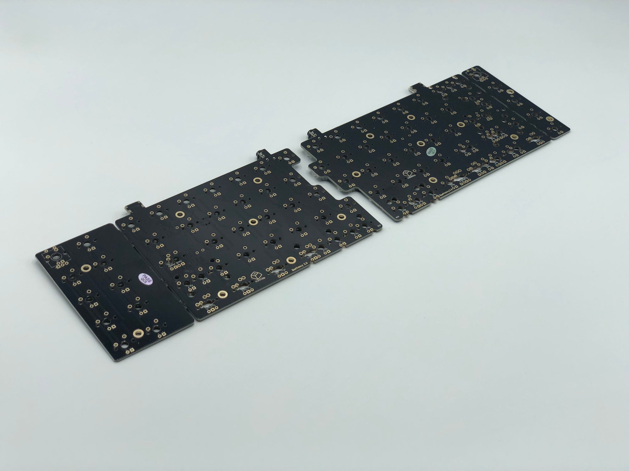 Quefrency Rev. 2 PCBs - 60%/65% Split Staggered Keyboard