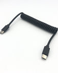 Coiled USB-C to USB-C Cable