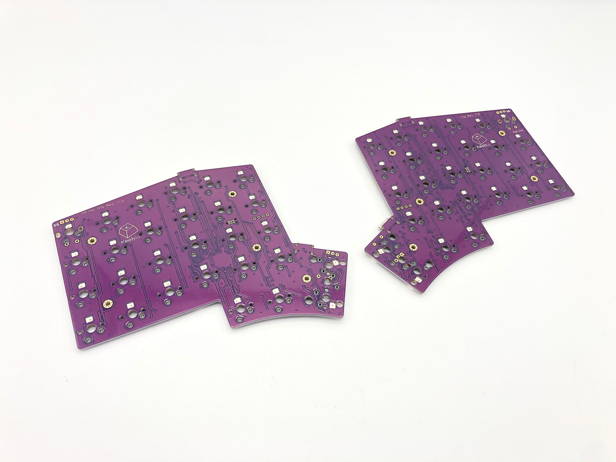 Iris Rev. 7 Keyboard - Hotswap PCBs for Split Ergonomic Keyboard