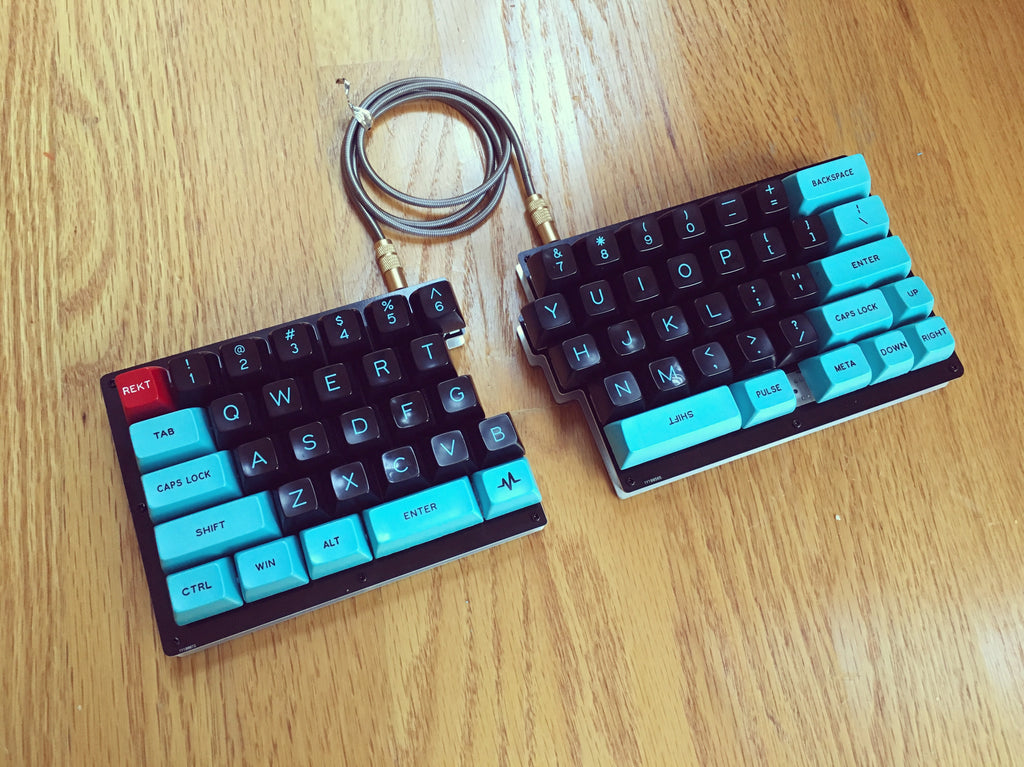 Quefrency Rev. 1 - 60%/65% Split Staggered Keyboard