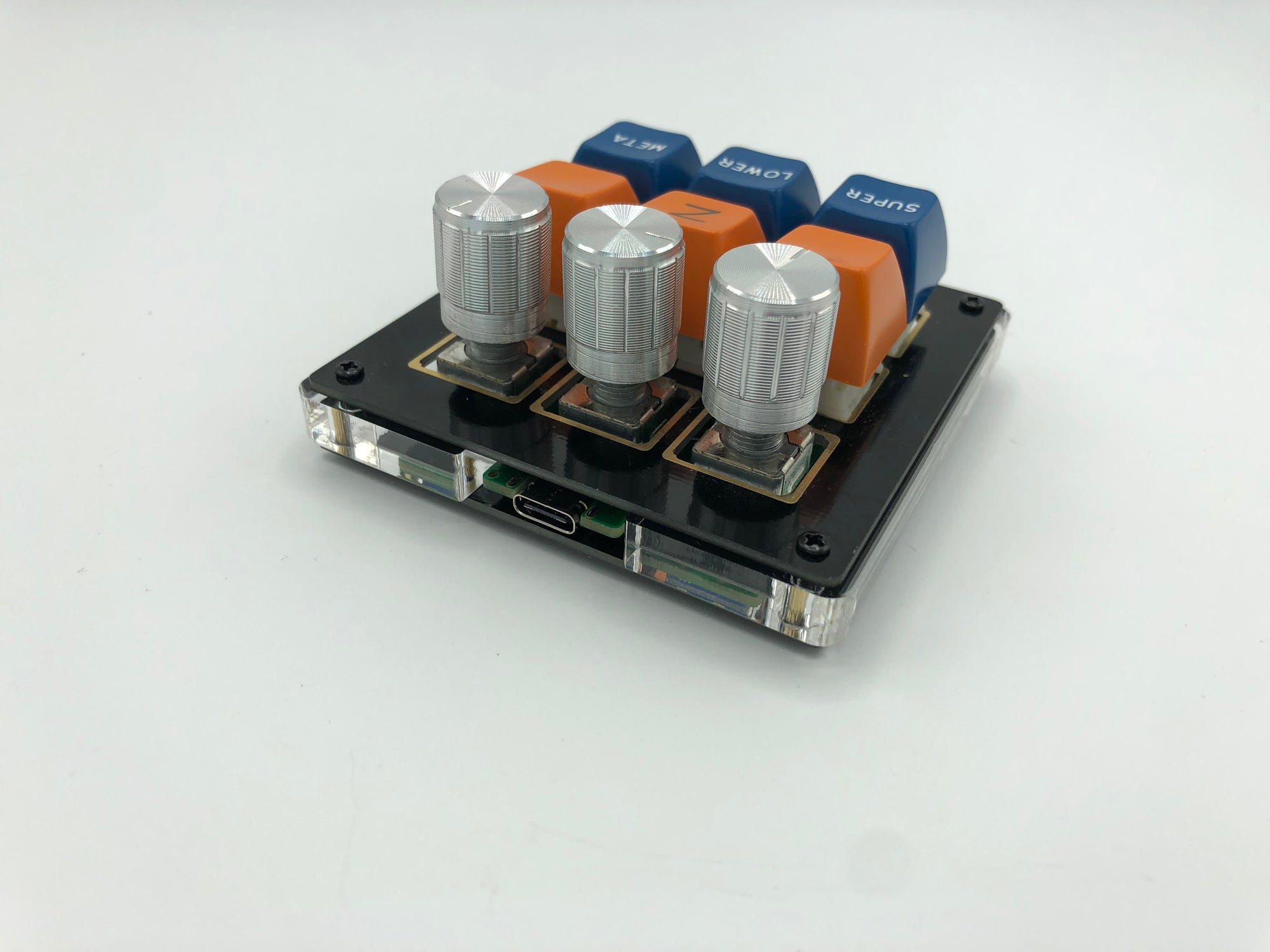 BDN9 Rev. 2 PCB - 3x3 9-key Macropad - Rotary Encoder and RGB