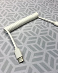 Coiled USB-C to USB-C Cable