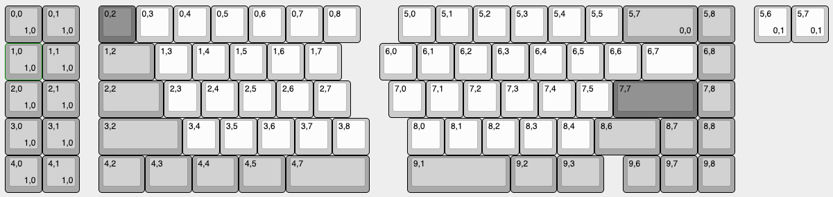 Quefrency Rev. 4 PCBs - Hotswap 65%/65XT Split Staggered Keyboard