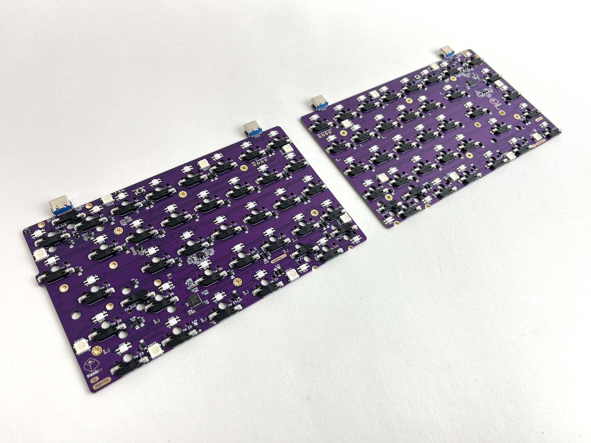 FoldKB Rev. 2 Hotswap PCB Kit