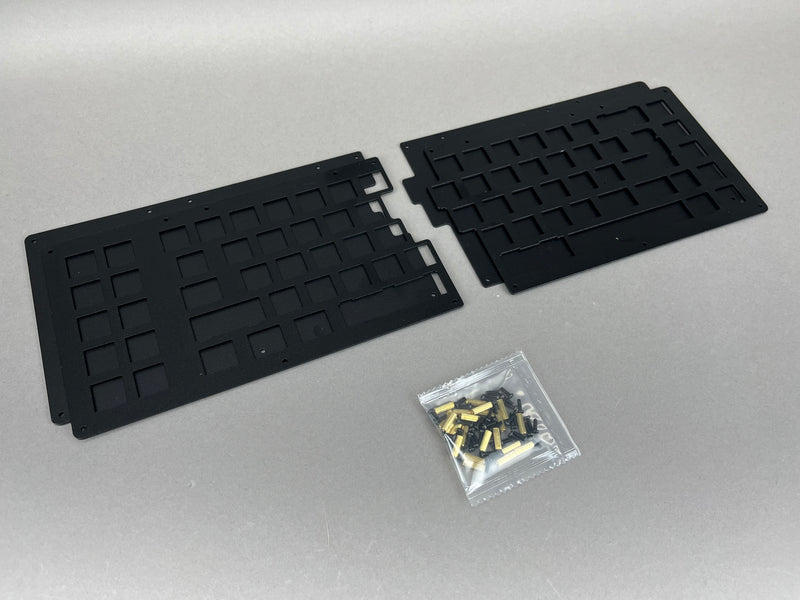 Quefrency Black Aluminum Plates