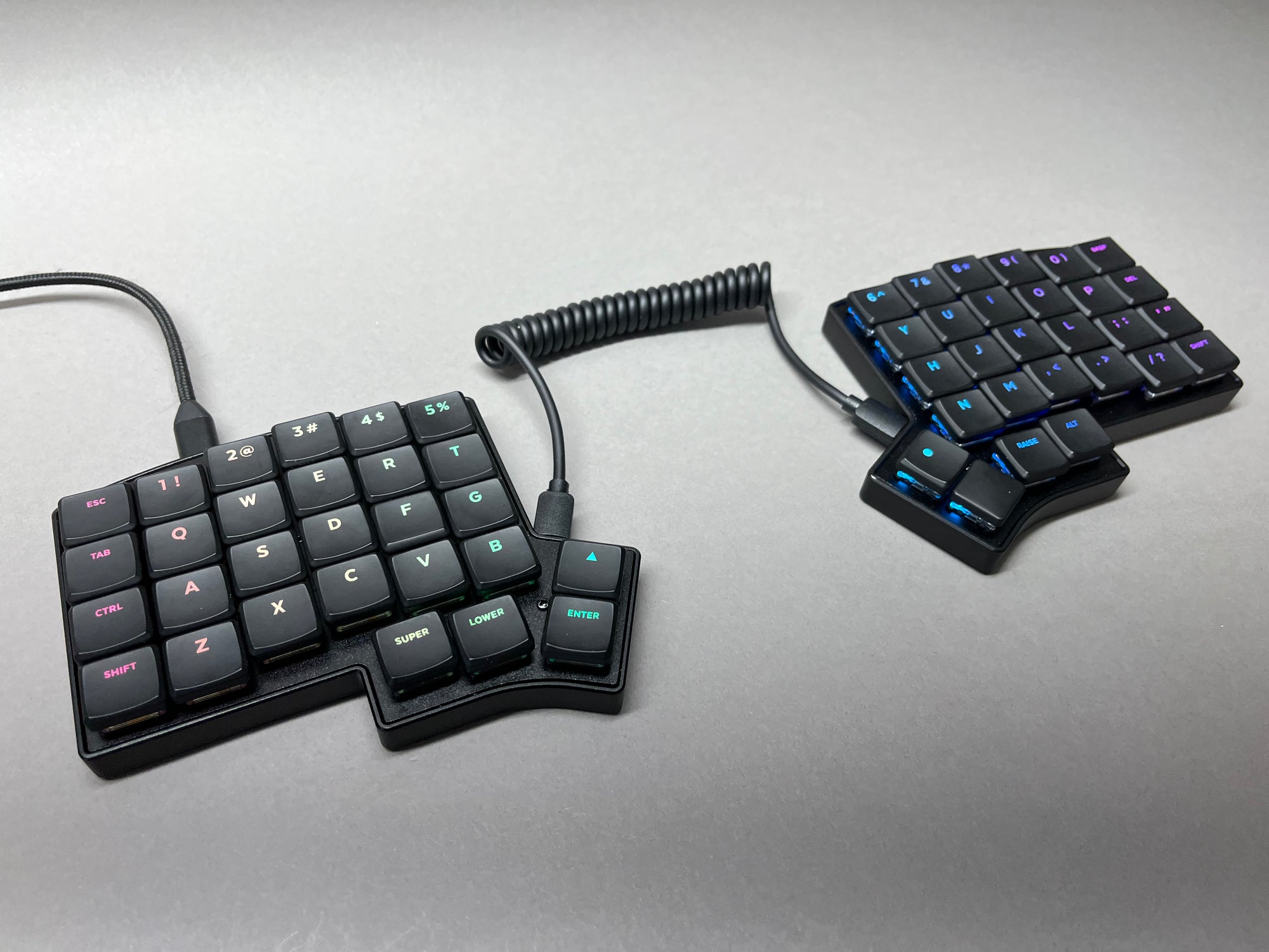 Iris CE - Low-Profile Split Ergonomic Keyboard – Keebio