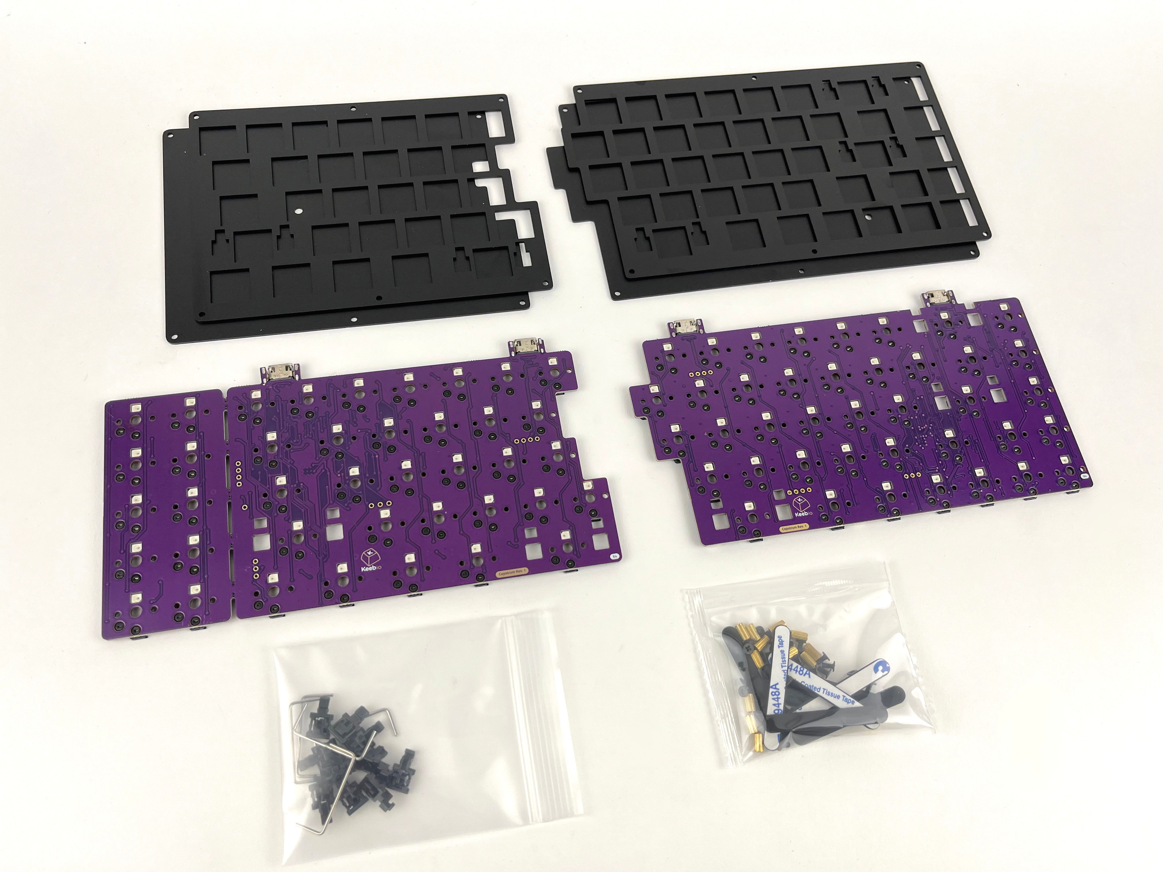 Cepstrum - Choc Low-Profile 65%/65XT Split Staggered Keyboard Kit