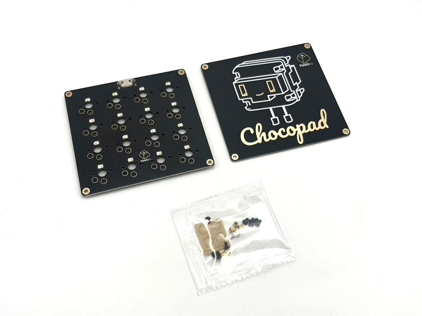 Chocopad Rev. 2 - 16-key Hotswap Macropad for Kailh Choc Low-Profile Switches