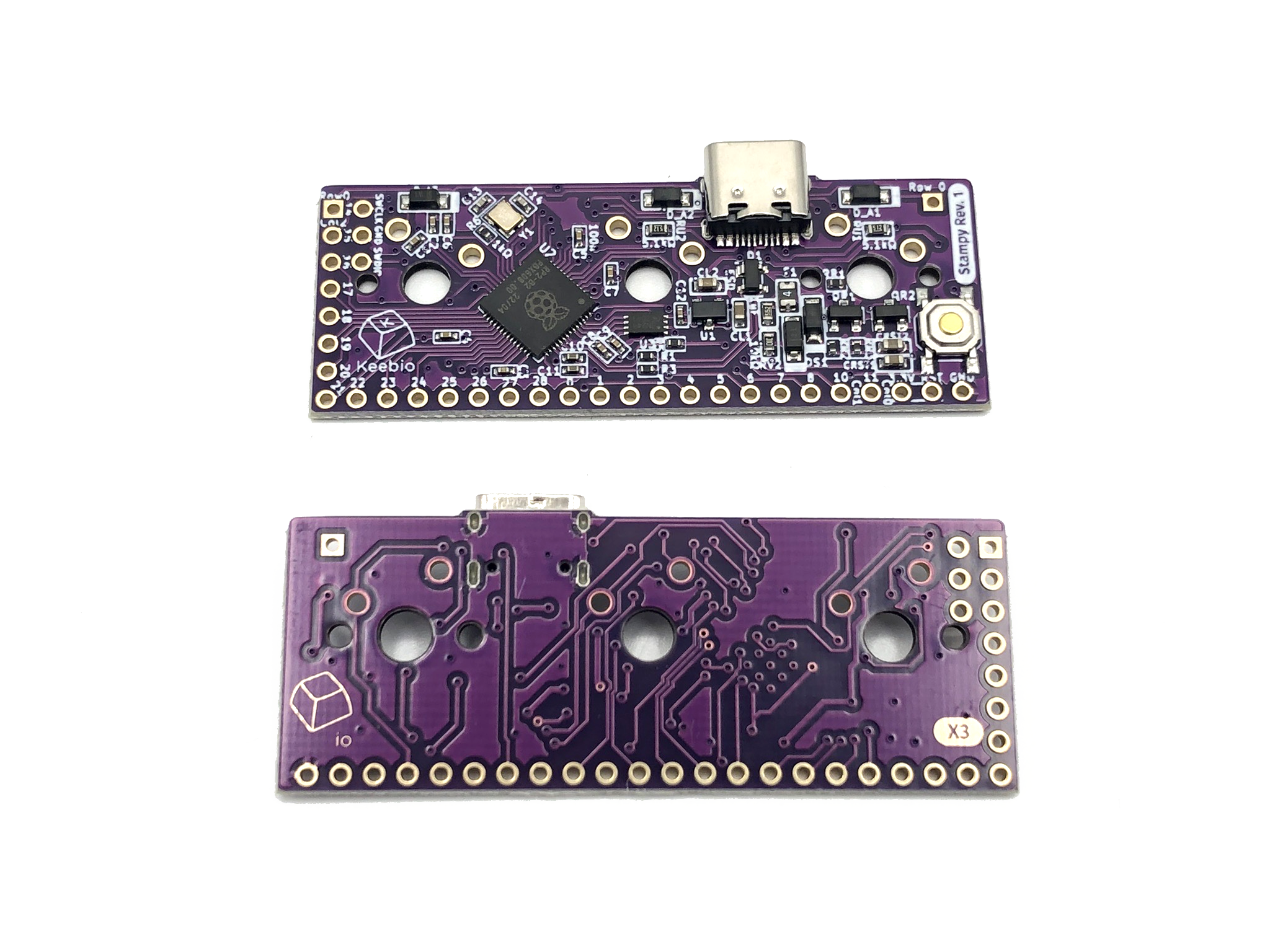 Keebio Stampy Prototypes - RP2040 USB-C Controller Board for Handwiring