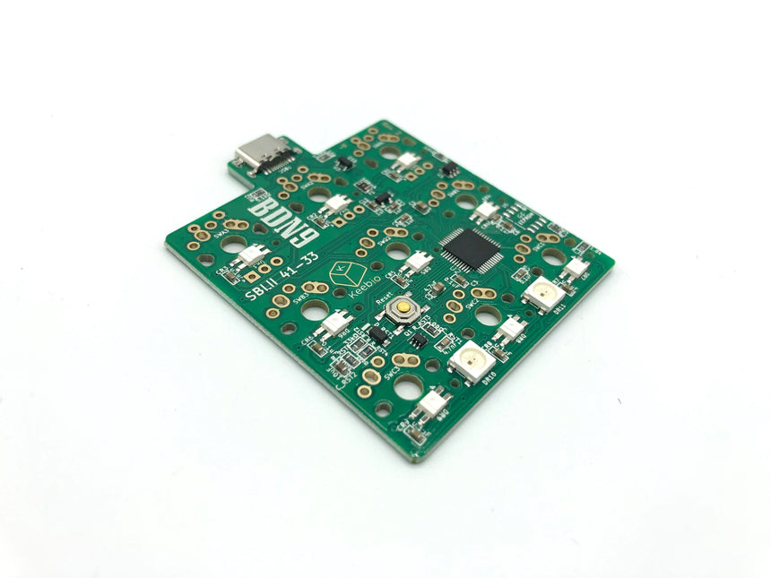 BDN9 Rev. 2 PCB - 3x3 9-key Macropad - Rotary Encoder and RGB
