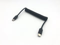 Coiled USB-C to USB-C Cable