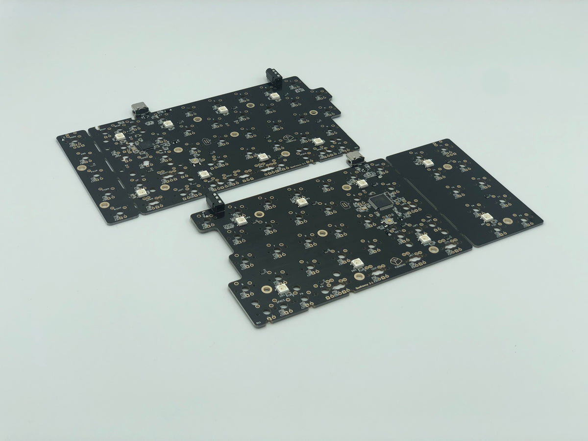 Quefrency Rev. 2 PCBs - 60%/65% Split Staggered Keyboard – Keebio